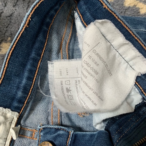 Current Elliot Distressed Cur Off Shorts - Picture 3 of 4